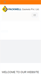 Mobile Screenshot of packwellgaskets.com