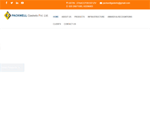 Tablet Screenshot of packwellgaskets.com